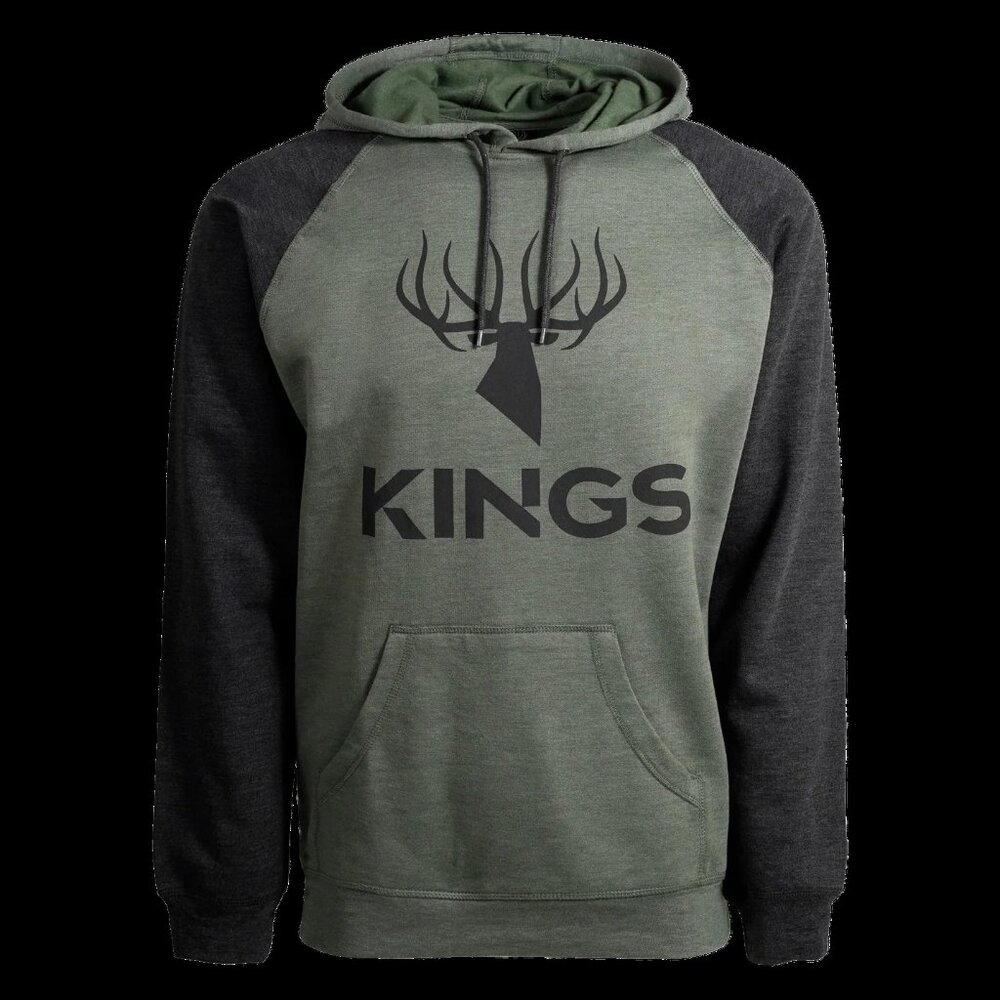 Kings Camo Triblend Hoodie Olive/Charcoal XXL